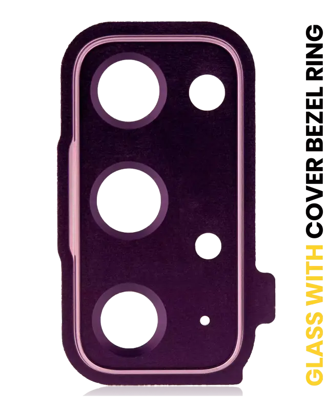 Lentille de caméra arrière avec anneau pour Samsung Galaxy S20 FE 4G / 5G (violet)