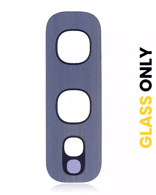Lentille de caméra arrière avec adhésif pour Samsung Galaxy S10E (Prism Blue, lot de 10)