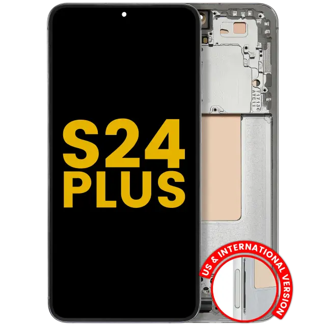 Écran OLED avec châssis pour Samsung Galaxy S24 Plus 5G (version US & internationale, reconditionné, Jade Green)