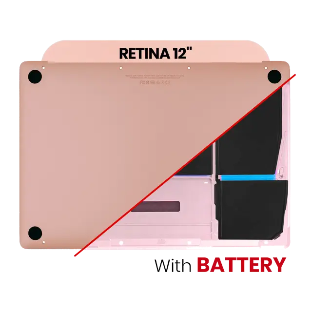 Coque pour Apple MacBook 12" A1534 (2016-2017) (Rose Gold)