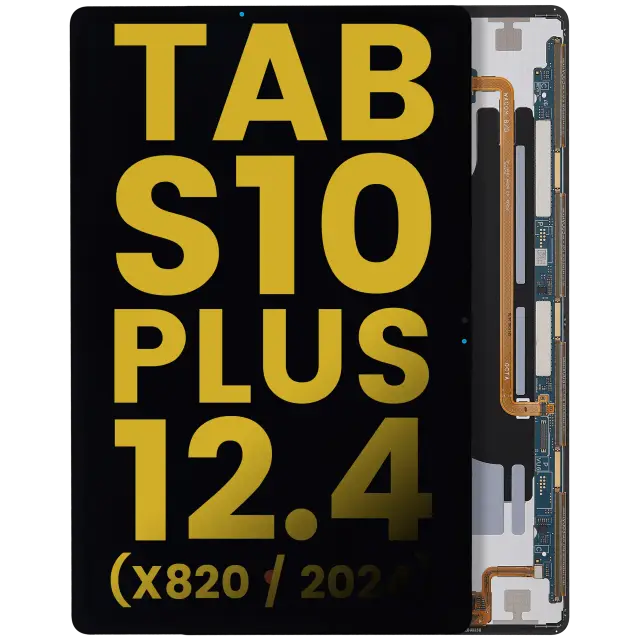 Écran OLED sans châssis pour Samsung Galaxy Tab S10 Plus 12.4" (X820 / X826) (2024) (reconditionné, noir)
