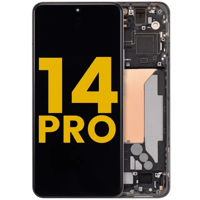Écran OLED avec châssis pour Xiaomi 14 Pro (reconditionné, Titanium)