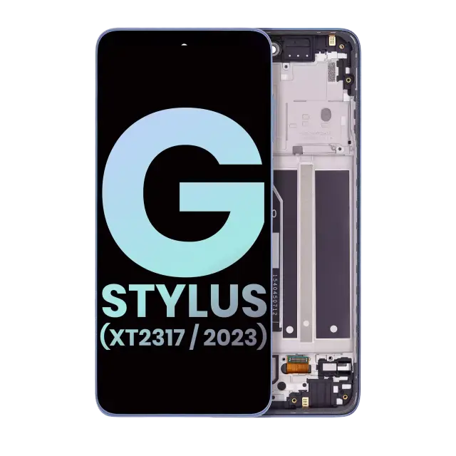 Écran LCD avec châssis pour Motorola Moto G Stylus 4G (XT2317 / 2023) (origine, bleu)