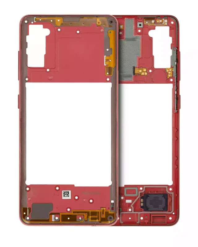 Châssis pour Samsung Galaxy A41 (A415 / 2020) (compatible premium, Prism Crush Red)