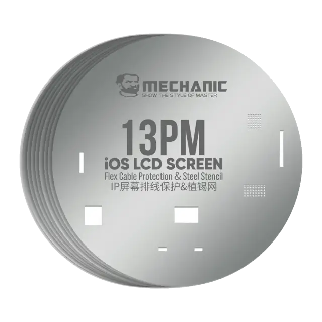 Pochoir de protection d’IC de nappe d’écran Mechanic pour iPhone 11 à 13 Pro Max