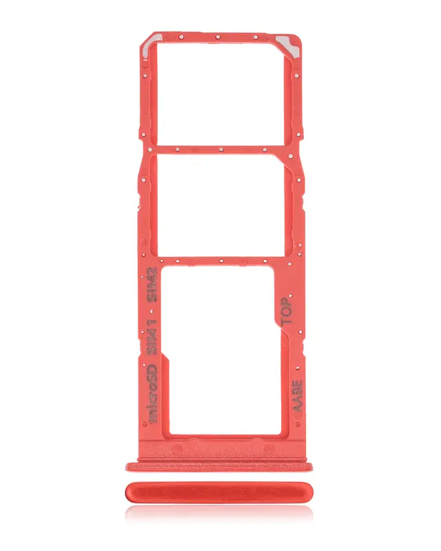 Tiroir SIM pour Samsung Galaxy A02 (A022 / 2020) (rouge)