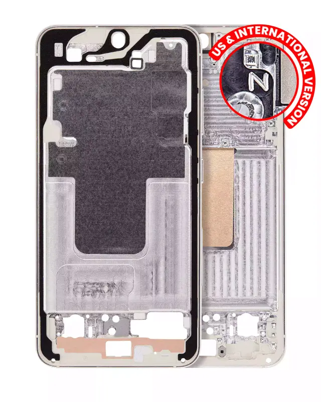 Châssis pour Samsung Galaxy S23 5G (version US & internationale, Cream)