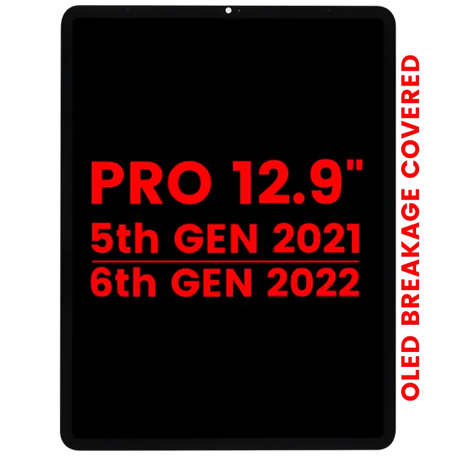 Écran pour Apple IPad Pro 12.9" 5th Gen (2021) / Pro 12.9" 6th Gen (2022)(Aftermarket Pro: XO7) (toutes couleurs)