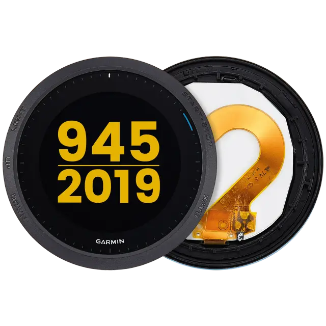 Écran pour Garmin Forerunner 945 (2019) (premium, bleu)