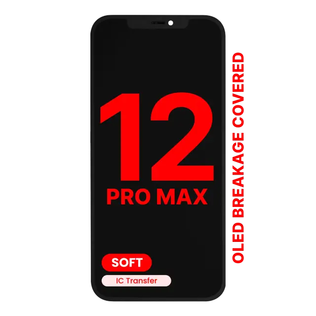 Écran pour Apple iPhone 12 Pro Max (Aftermarket Pro: XO7 Soft)