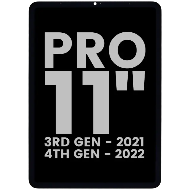 Écran pour Apple iPad Pro 11" 3rd Gen (2021) / Pro 11" 4th Gen (2022) (origine d'occasion, toutes couleurs)