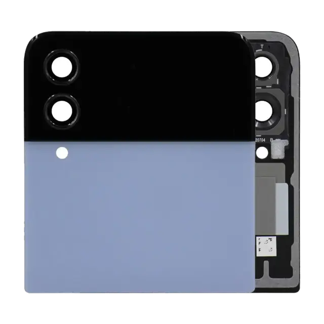 Écran OLED extérieur pour Samsung Galaxy Z Flip 4 5G (pack service origine, bleu)
