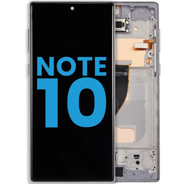 Écran pour Samsung Galaxy Note 10 (version US & internationale, Aftermarket: Incell, Aura Glow / Silver)