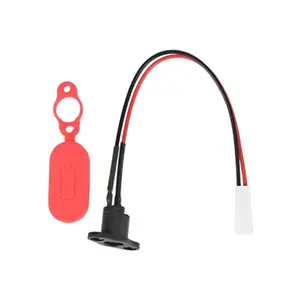 Connecteur de Charge Xiaomi Mi Electric Scooter M365/Mi Electric Scooter 1S — avec Cache de Protection (M-60 + Pro-48)