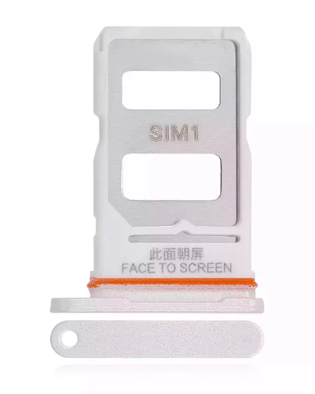 Tiroir SIM pour Xiaomi Redmi Note 13R Pro (blanc)