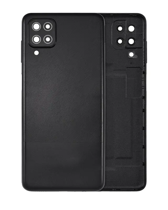 Vitre arrière pour Samsung Galaxy A12 (A125 / 2020) (compatible premium, noir)