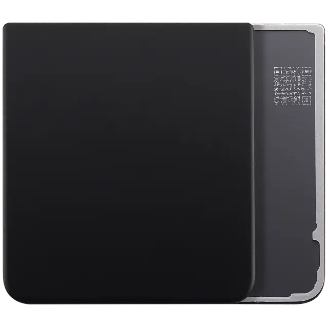 Vitre arrière pour Samsung Galaxy Z Flip 3 5G (compatible premium, noir fantôme)