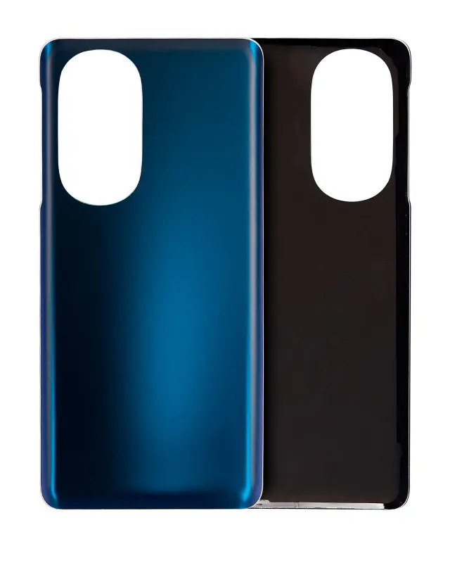 Vitre arrière pour Motorola Moto Edge Plus / Edge 30 Pro (XT2201-1/4) / Edge X30 5G (XT2201 -2/6 /2022) (Cosmos Blue)