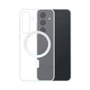 Coque Silicone MagSafe Compatible pour Samsung Galaxy S25 FE S731 Transparent