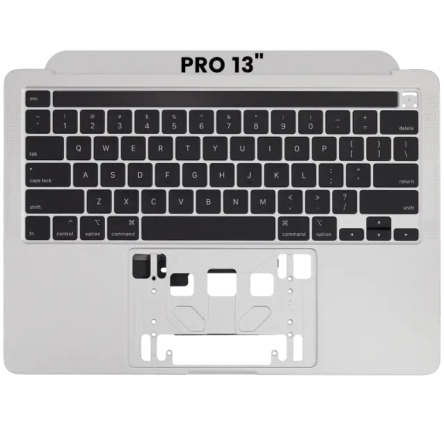 Châssis supérieur avec clavier ANSI US pour Apple MacBook Pro 13" A2289 (2020) (OEM New, argent)