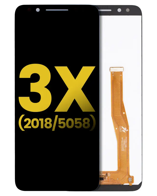 Écran LCD sans châssis pour Alcatel 3x (5058 / 2018) (reconditionné, toutes couleurs)
