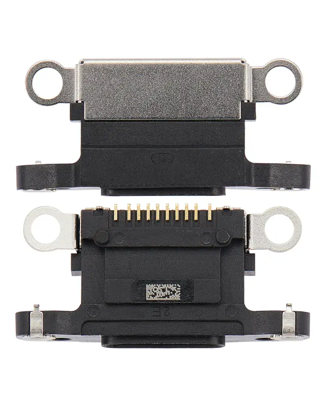 Connecteur de charge nu à souder pour Apple iPhone 13 Pro / 13 Pro Max (graphite, lot de 10)