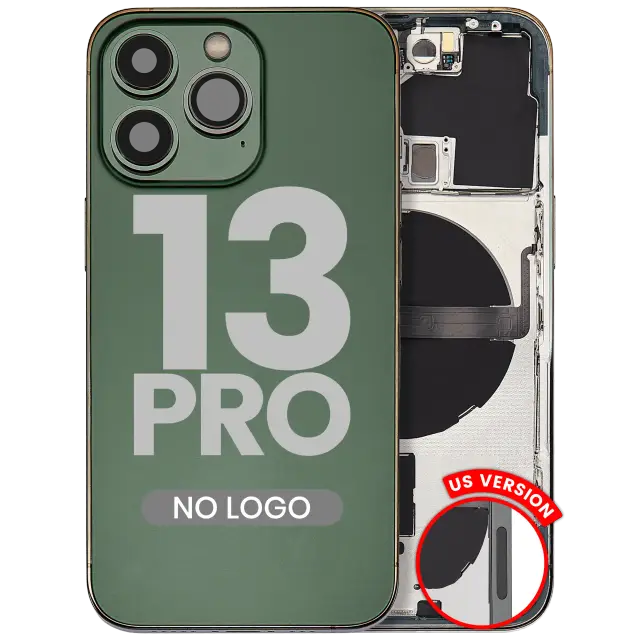 Châssis pour Apple iPhone 13 Pro (version US, compatible premium, Alpine Green)