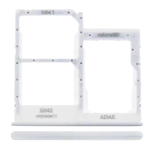 Tiroir SIM pour Samsung Galaxy A41 (A415 / 2020) (Prism Crush Silver)