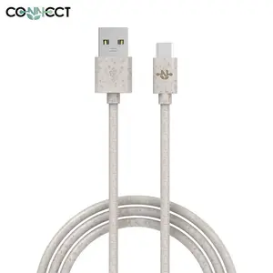 Câble Data USB vers USB-C CONNECT MC-CCB9 Eco-Friendly 15W (1m) Beige