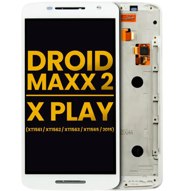 Écran pour Motorola Droid Maxx 2 (XT1565 / 2015) , Moto X Play (XT1561 / XT1562 / XT1563 ) (reconditionné, blanc)