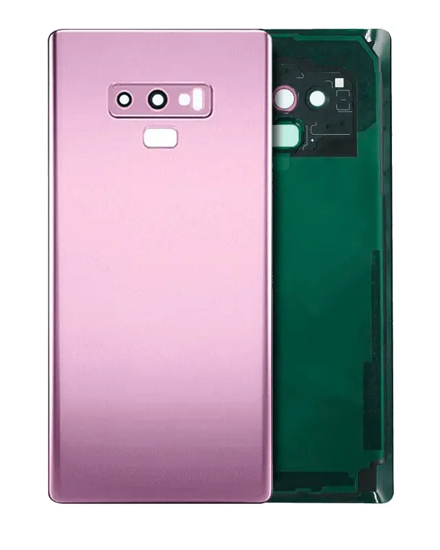 Vitre arrière pour Samsung Galaxy Note 9 (sans logo, compatible premium, Lavender Purple)