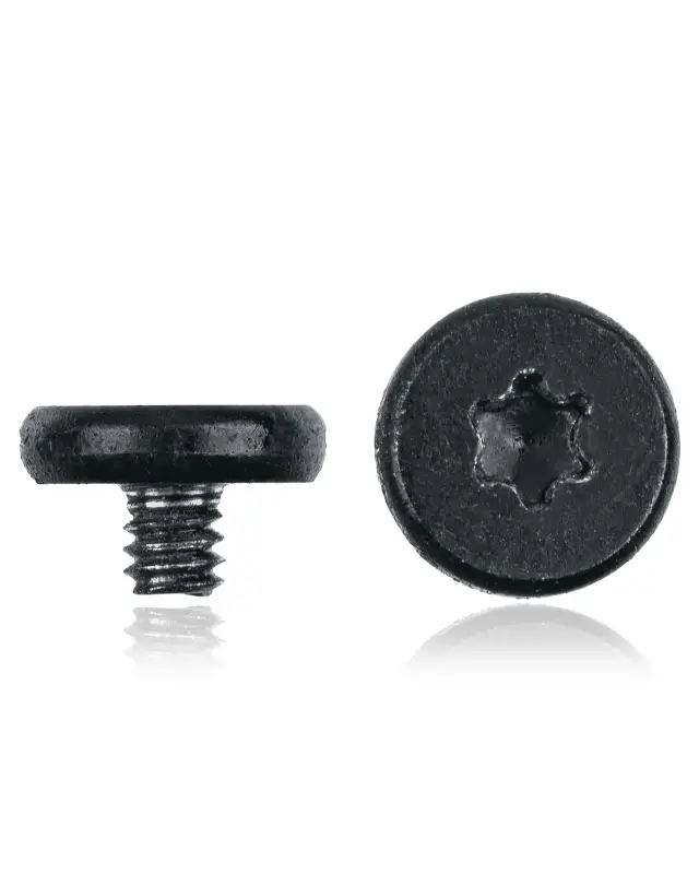 Vis de cache de nappe de trackpad Torx T5 pour Apple MacBook Pro 13" / 15" A1706 / A1708 / A1989 / A2159 / A2289 / A2251 / A2338 (2020) / A1707 / A1990 (2016-2020) (lot de 50)