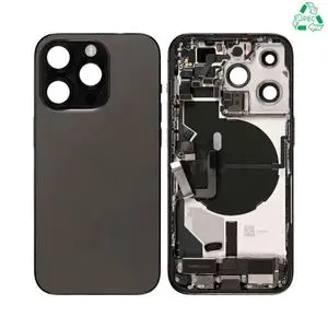 Coque de Réparation Complète Aftermarket (PIEC) Apple iPhone 14 Pro Noir Sidéral