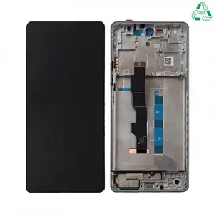 Écran Tactile Original Pulled avec Châssis (PIEC) Xiaomi Redmi Note 13 5G Bleu