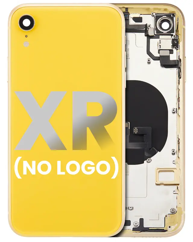 Châssis pour Apple iPhone XR (sans logo, compatible premium, jaune)