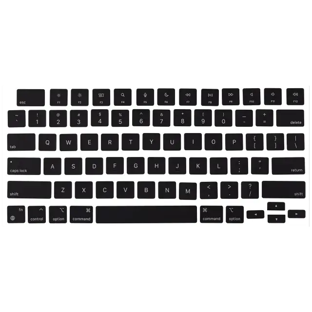 Jeu de touches pour Apple MacBook Air 13" (2020-2025) et autres modèles — (touches principales seules)