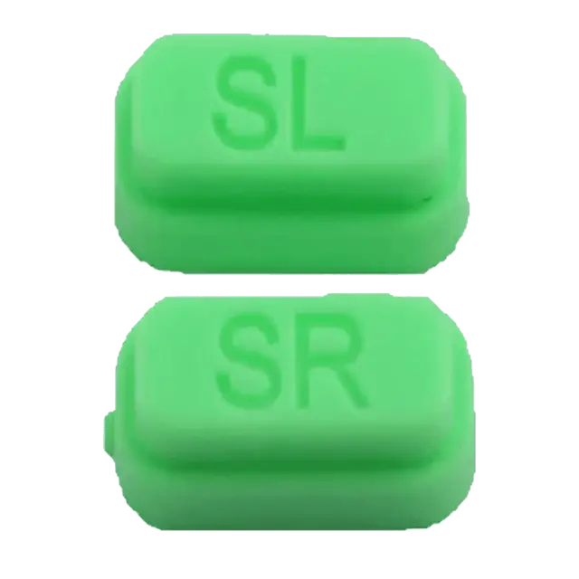 Boutons SR et SL pour manette Joy-Con Nintendo Switch (jeu de 2 pièces, vert)