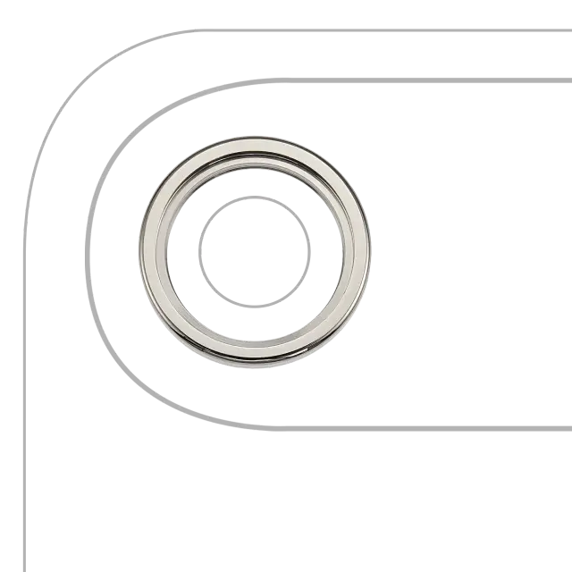Lentille de caméra arrière avec support et anneau pour Apple iPhone Air (lot de 3, premium, Light Gold)
