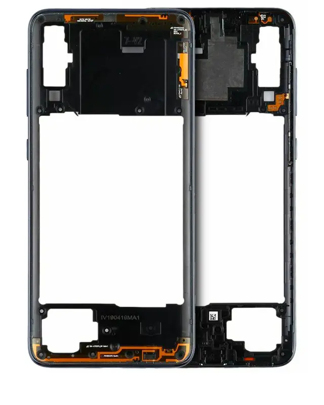Châssis pour Samsung Galaxy A70 (A705 / 2019) (compatible premium, noir)
