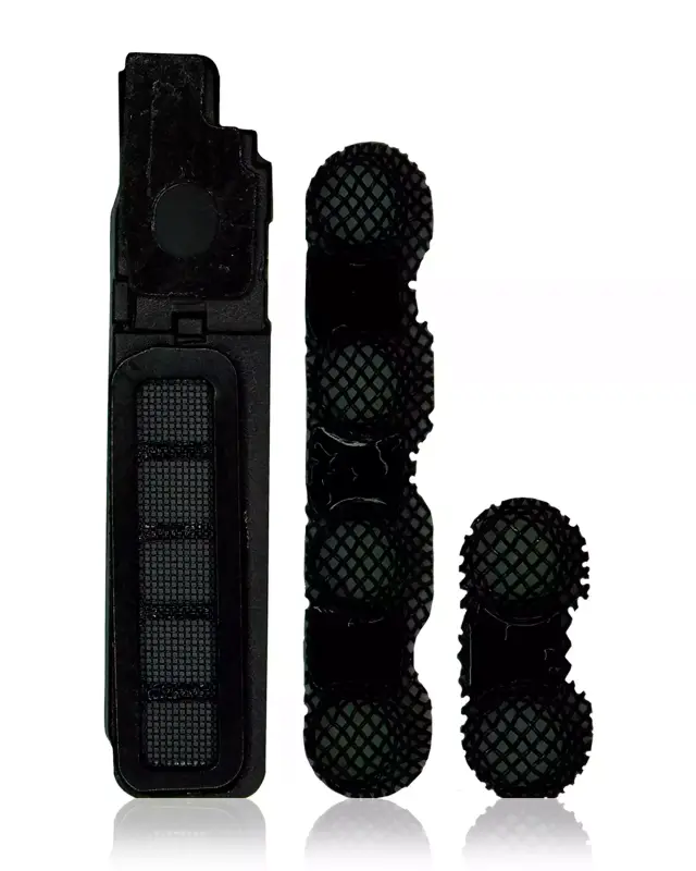 Grille de haut-parleur / micro pour Apple iPhone XR (noir, lot de 10)