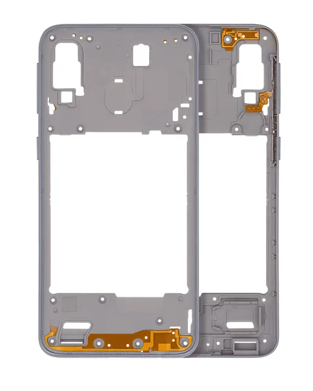 Châssis pour Samsung Galaxy A40 (A405 / 2019) (compatible premium, blanc)