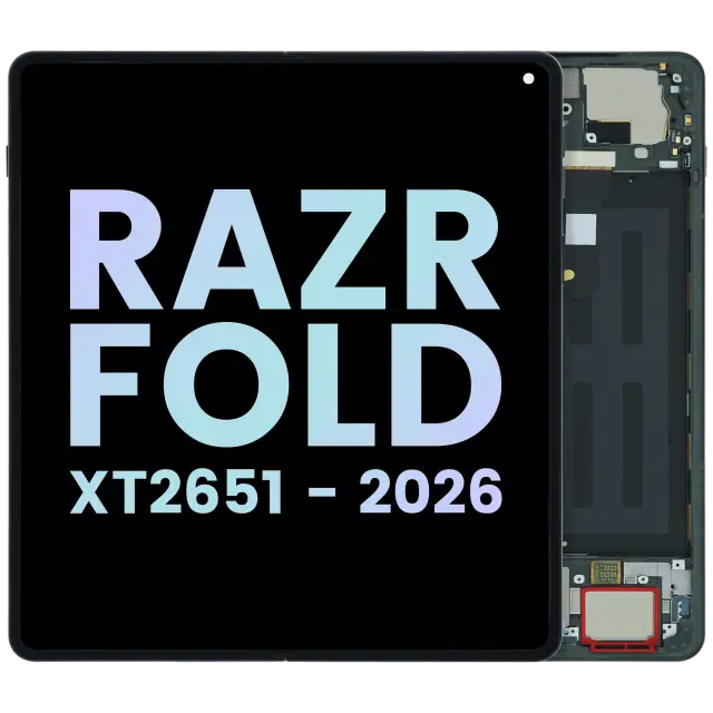 Écran pour Motorola Razr Fold (XT2651 / 2026) (origine, Blackened Blue)