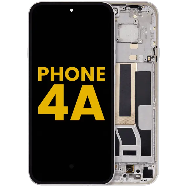 Écran OLED avec châssis pour Nothing Phone (4a) (reconditionné, blanc)