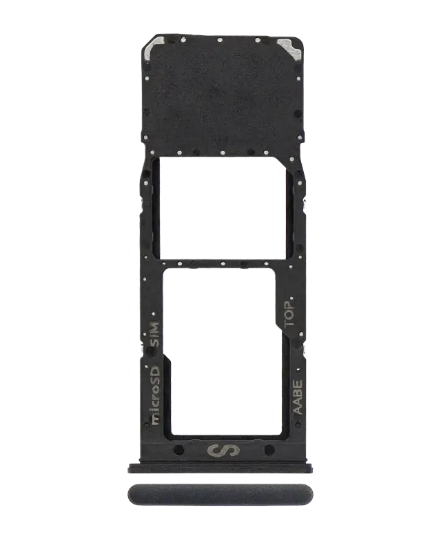 Tiroir SIM pour Samsung Galaxy A12 (A125 / 2020) (noir)