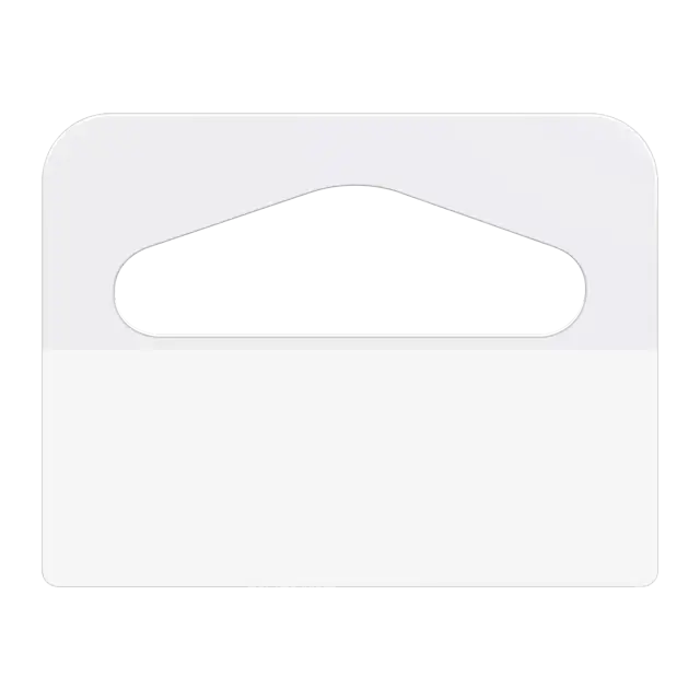 Attaches de suspension autocollantes renforcées pour présentoirs (2 × 2 pouces, lot de 100)