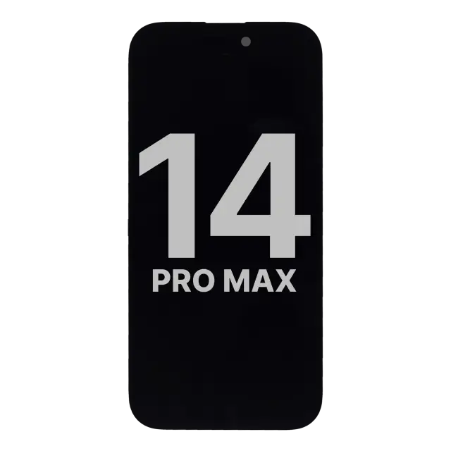 Écran OLED avec nappe du capteur de luminosité pour Apple iPhone 14 Pro Max (origine d’occasion — grade A)
