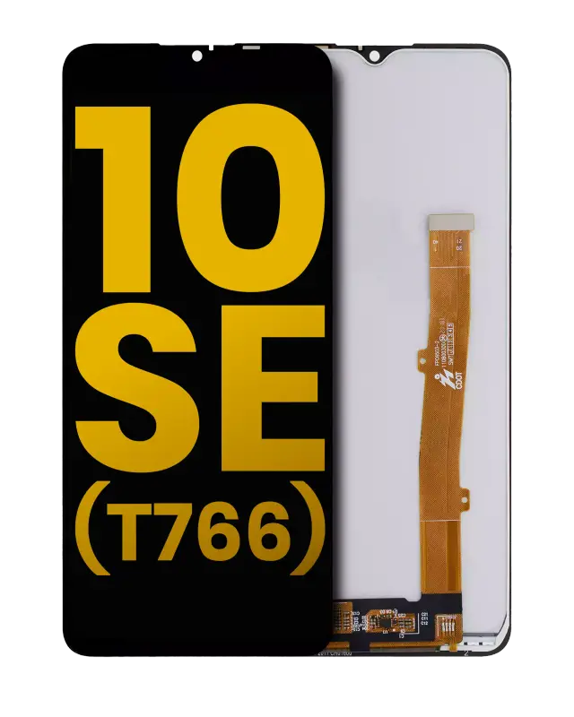 Écran LCD sans châssis pour TCL 10 SE (T766) (reconditionné, noir)