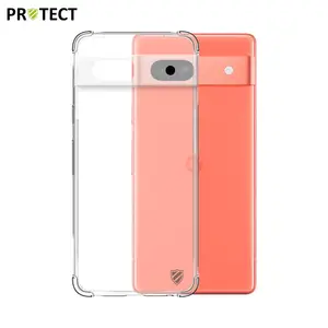 Coque Silicone Renforcée PROTECT pour Google Pixel 7a Transparent
