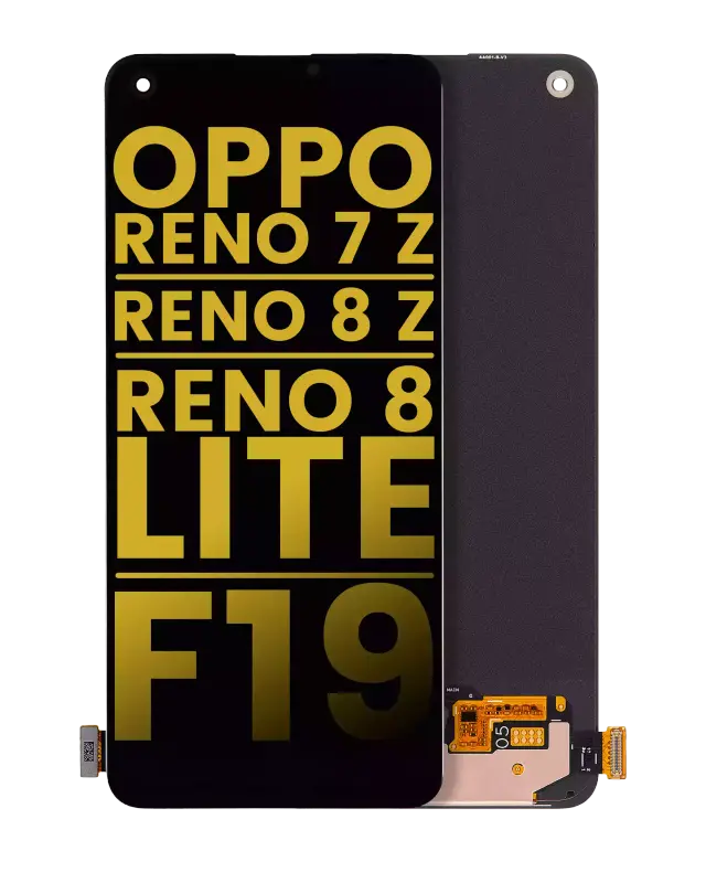 Écran OLED sans châssis pour OPPO Reno 7 Z / Reno 8Z / Reno 8 Lite / F19 (Refurbished) (All Colors) (05 Version)