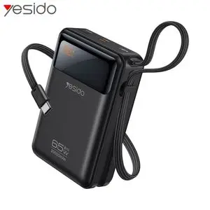 Batterie Externe Power Bank Yesido YP97 avec Câble de Charge USB-C 20000mAh 65W